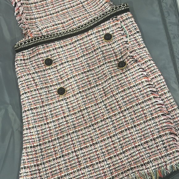Chanel style tweed skort -one piece - Picture 2 of 5
